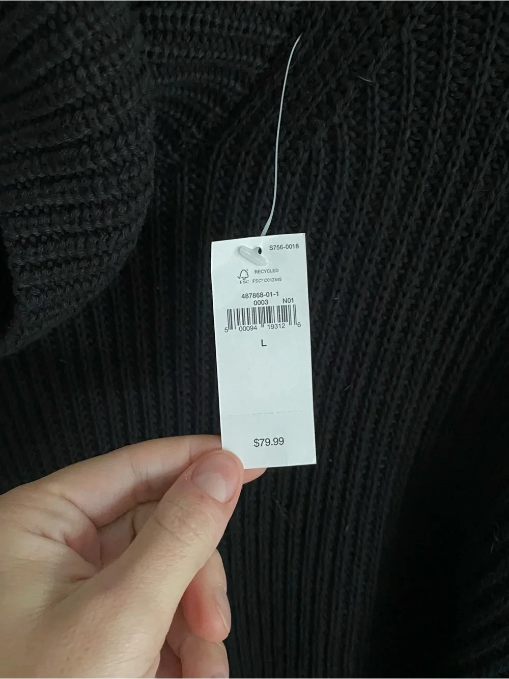 NWT GAP long sleeve midi sweater dress